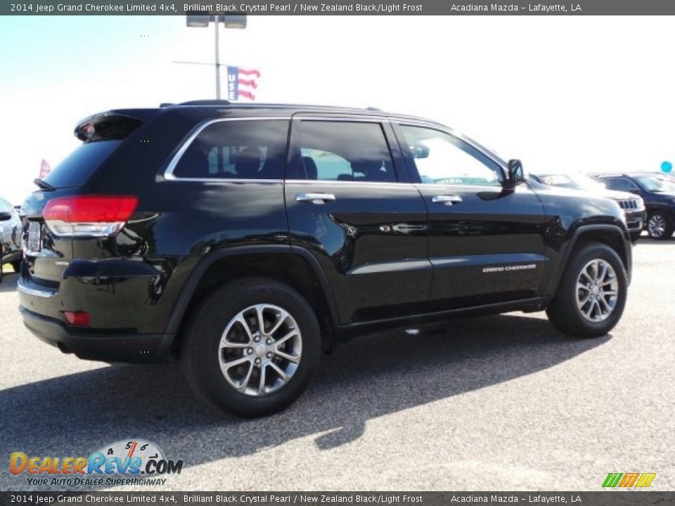 2014 Jeep Grand Cherokee Limited 4x4 Brilliant Black Crystal Pearl / New Zealand Black/Light Frost Photo #10