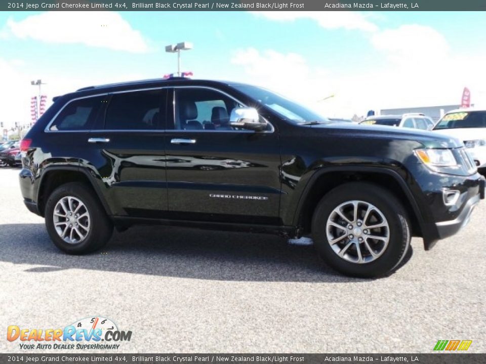 2014 Jeep Grand Cherokee Limited 4x4 Brilliant Black Crystal Pearl / New Zealand Black/Light Frost Photo #12