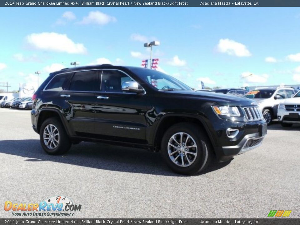 2014 Jeep Grand Cherokee Limited 4x4 Brilliant Black Crystal Pearl / New Zealand Black/Light Frost Photo #14