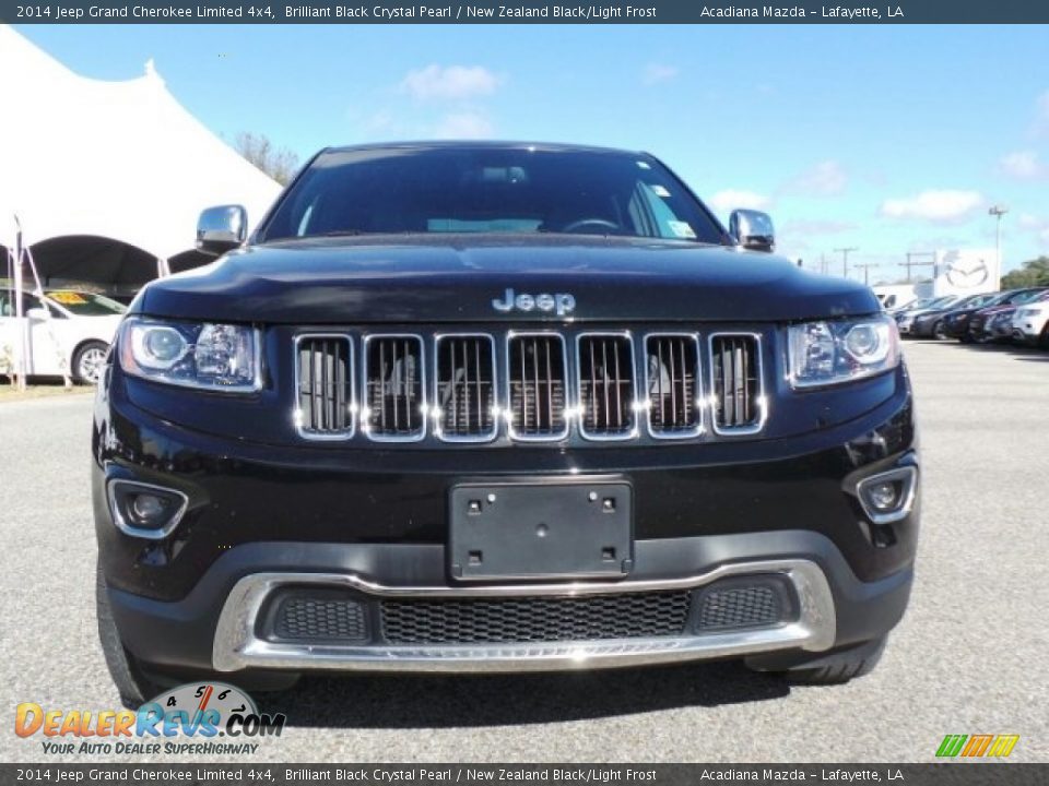 2014 Jeep Grand Cherokee Limited 4x4 Brilliant Black Crystal Pearl / New Zealand Black/Light Frost Photo #15