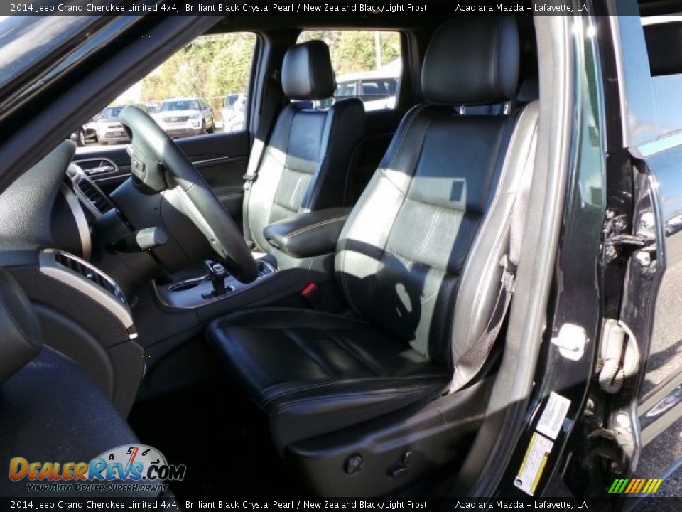 2014 Jeep Grand Cherokee Limited 4x4 Brilliant Black Crystal Pearl / New Zealand Black/Light Frost Photo #19