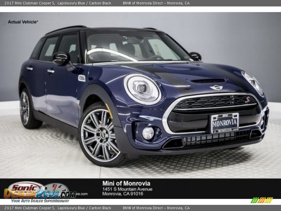 2017 Mini Clubman Cooper S Lapisluxury Blue / Carbon Black Photo #1