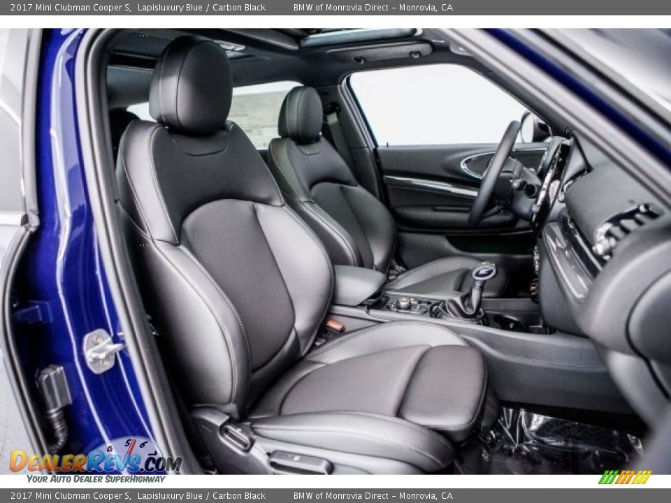 Carbon Black Interior - 2017 Mini Clubman Cooper S Photo #2