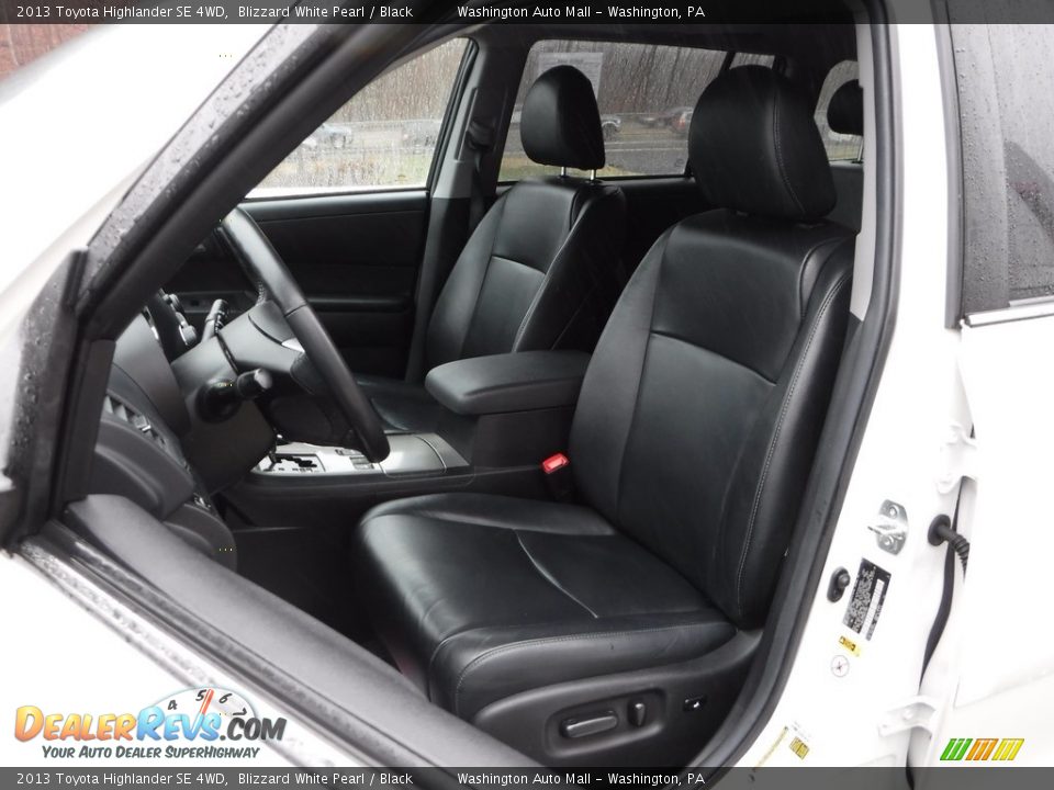 2013 Toyota Highlander SE 4WD Blizzard White Pearl / Black Photo #14