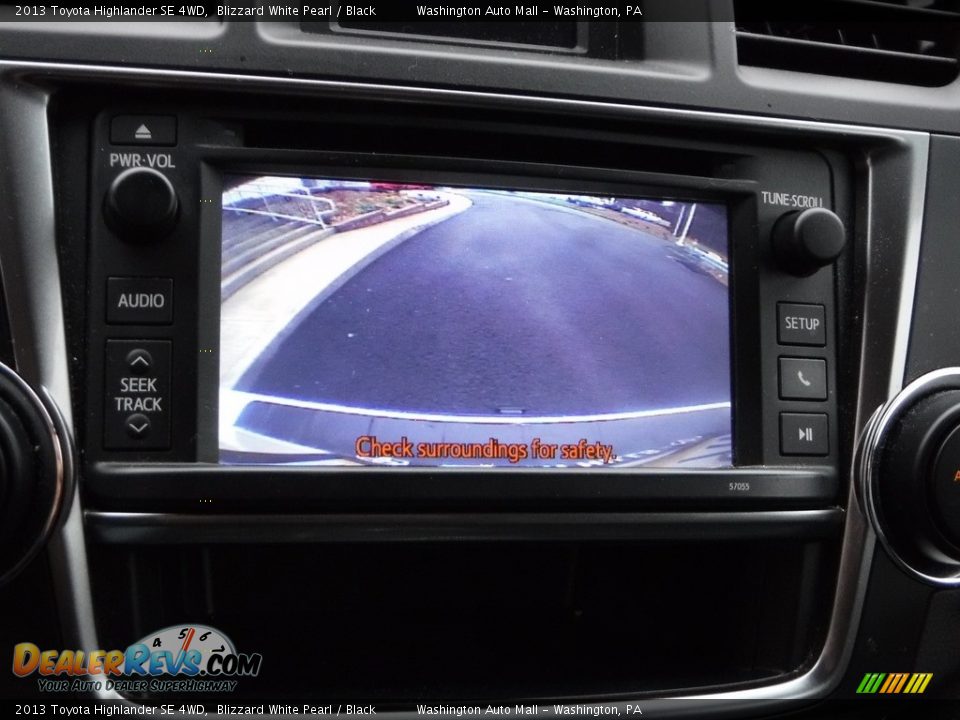 2013 Toyota Highlander SE 4WD Blizzard White Pearl / Black Photo #19