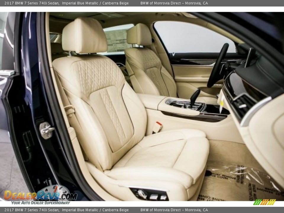 Canberra Beige Interior - 2017 BMW 7 Series 740i Sedan Photo #2