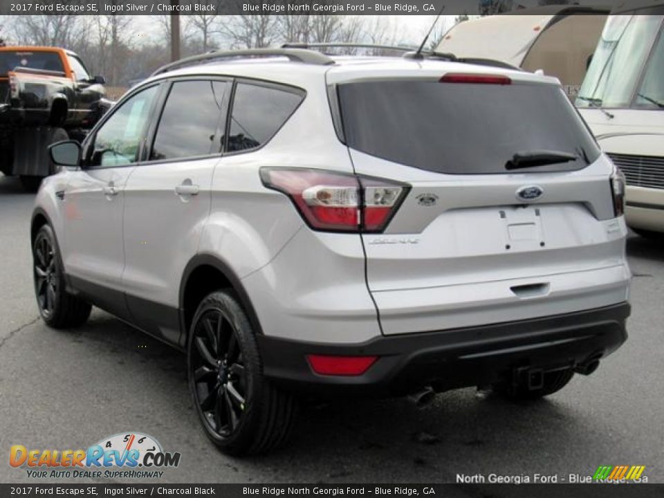 2017 Ford Escape SE Ingot Silver / Charcoal Black Photo #3