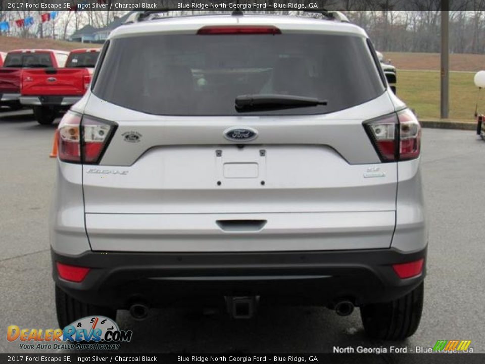 2017 Ford Escape SE Ingot Silver / Charcoal Black Photo #4