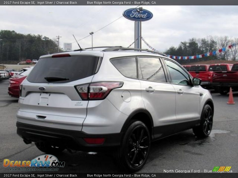 2017 Ford Escape SE Ingot Silver / Charcoal Black Photo #5