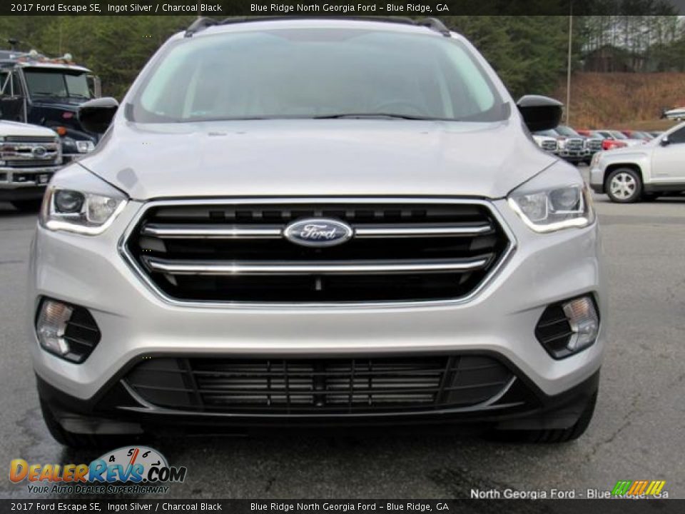 2017 Ford Escape SE Ingot Silver / Charcoal Black Photo #8