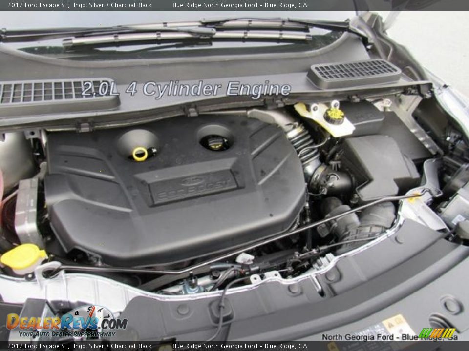 2017 Ford Escape SE Ingot Silver / Charcoal Black Photo #10