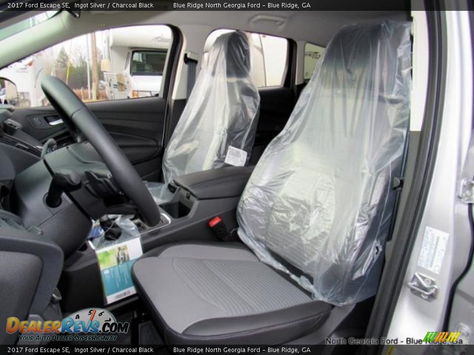 2017 Ford Escape SE Ingot Silver / Charcoal Black Photo #11