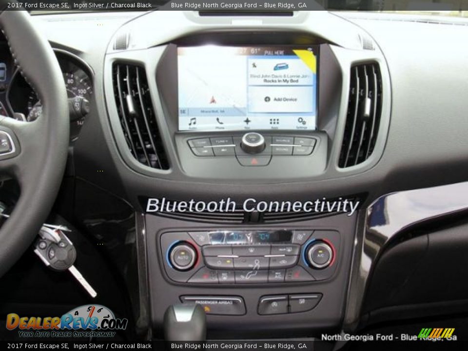 2017 Ford Escape SE Ingot Silver / Charcoal Black Photo #20