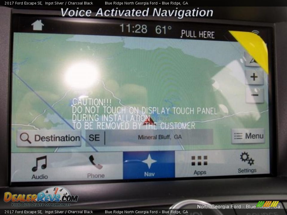 2017 Ford Escape SE Ingot Silver / Charcoal Black Photo #22