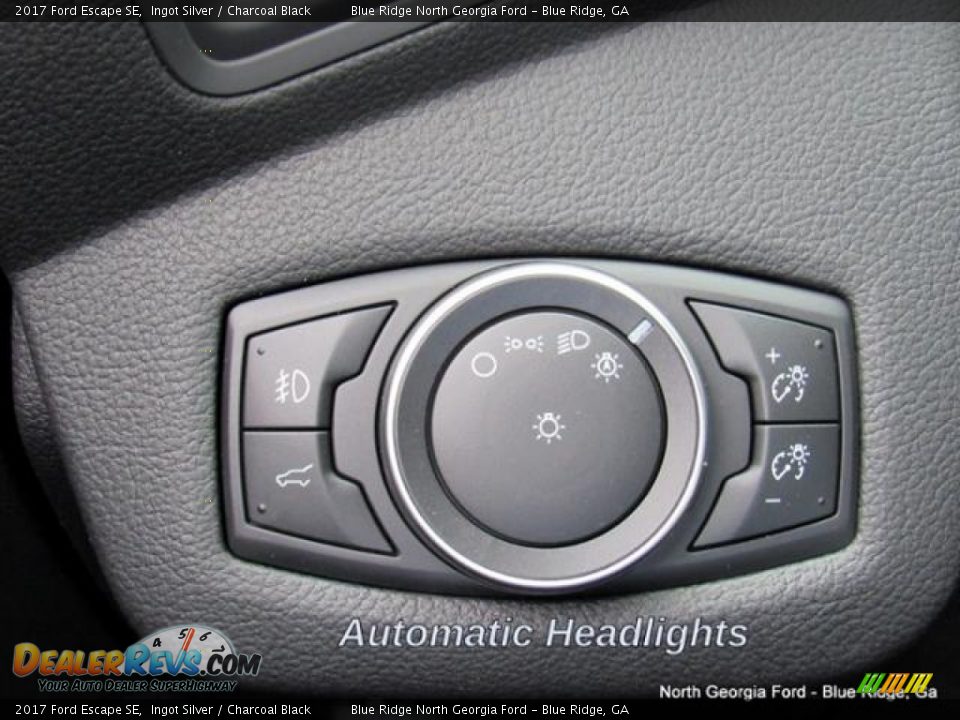 2017 Ford Escape SE Ingot Silver / Charcoal Black Photo #24