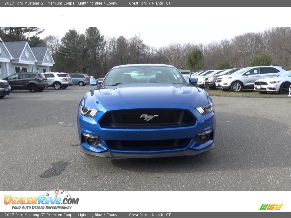 2017 Ford Mustang GT Premium Coupe Lightning Blue / Ebony Photo #2