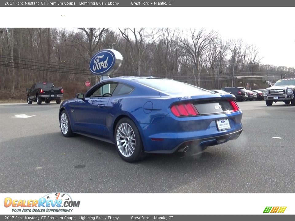 2017 Ford Mustang GT Premium Coupe Lightning Blue / Ebony Photo #5