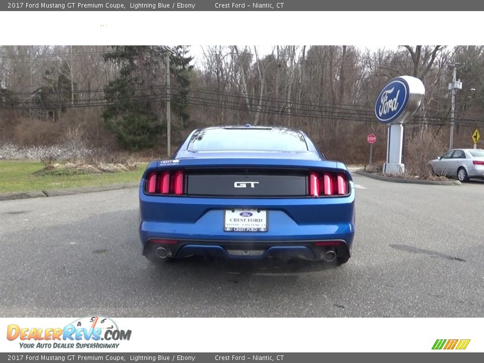 2017 Ford Mustang GT Premium Coupe Lightning Blue / Ebony Photo #6