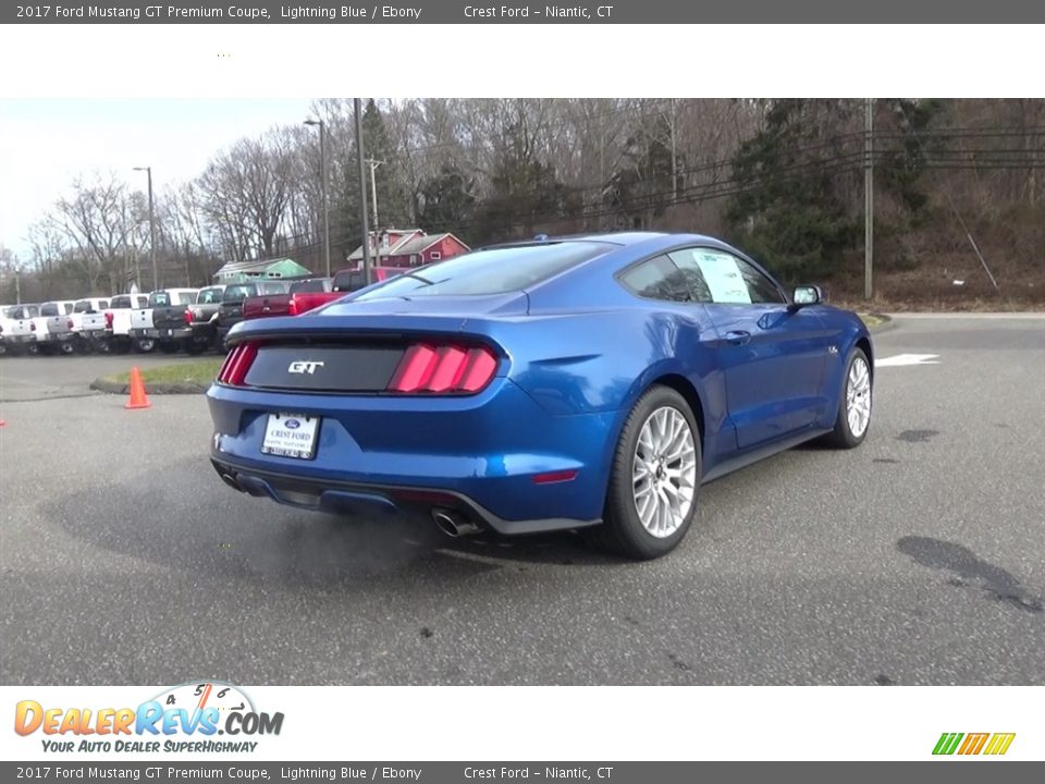 2017 Ford Mustang GT Premium Coupe Lightning Blue / Ebony Photo #7