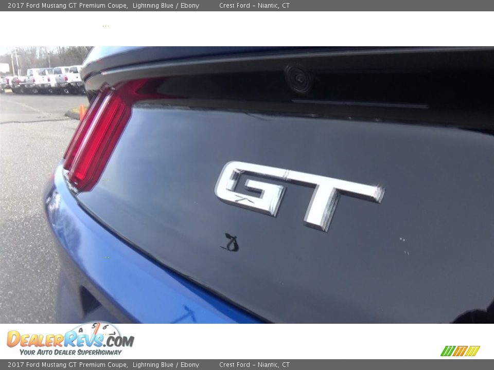 2017 Ford Mustang GT Premium Coupe Lightning Blue / Ebony Photo #9