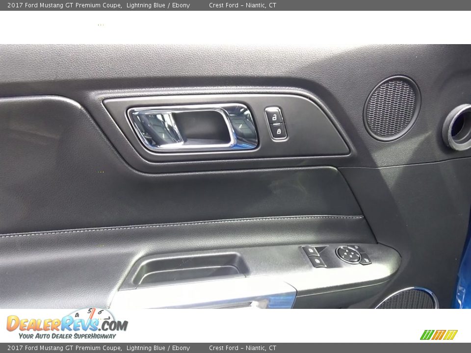 2017 Ford Mustang GT Premium Coupe Lightning Blue / Ebony Photo #12