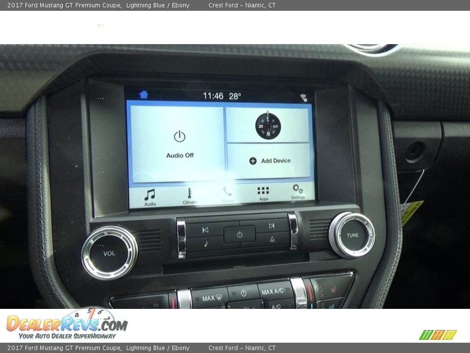 2017 Ford Mustang GT Premium Coupe Lightning Blue / Ebony Photo #14