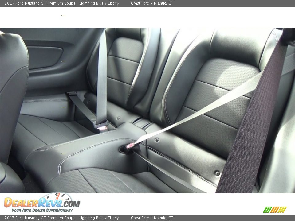 2017 Ford Mustang GT Premium Coupe Lightning Blue / Ebony Photo #17