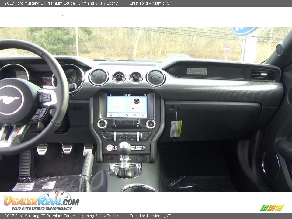 2017 Ford Mustang GT Premium Coupe Lightning Blue / Ebony Photo #18
