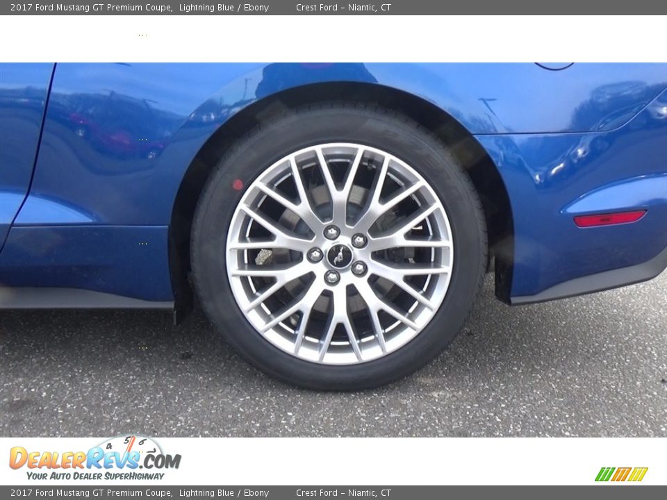 2017 Ford Mustang GT Premium Coupe Lightning Blue / Ebony Photo #19