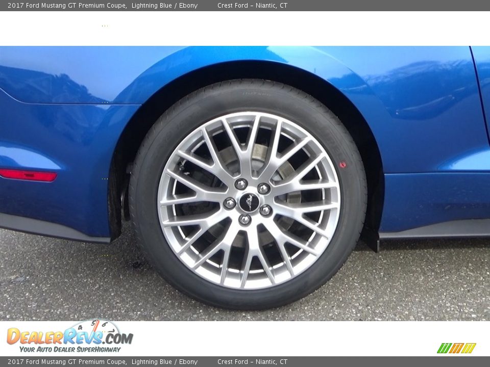 2017 Ford Mustang GT Premium Coupe Lightning Blue / Ebony Photo #21