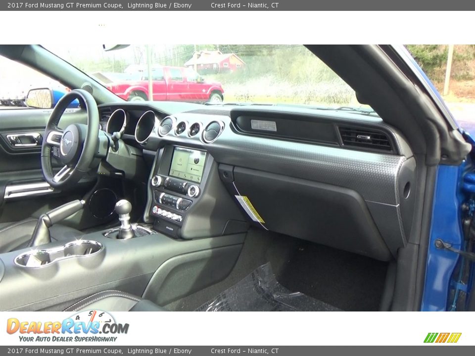 2017 Ford Mustang GT Premium Coupe Lightning Blue / Ebony Photo #23