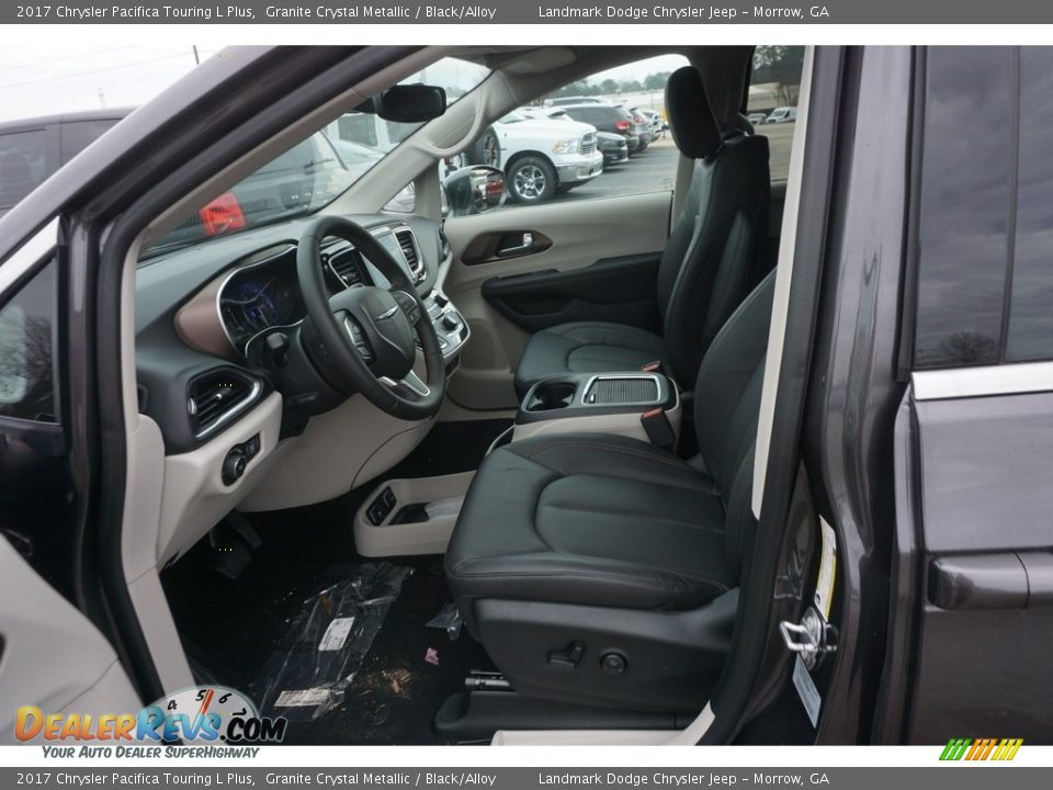 Black/Alloy Interior - 2017 Chrysler Pacifica Touring L Plus Photo #6