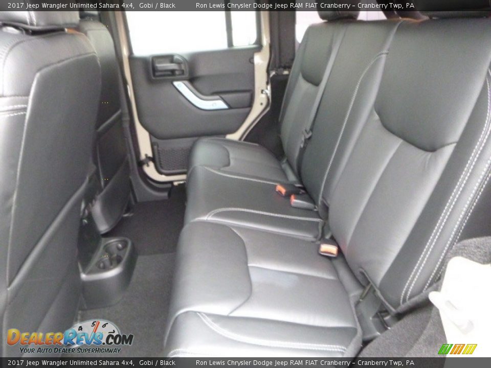 Rear Seat of 2017 Jeep Wrangler Unlimited Sahara 4x4 Photo #4