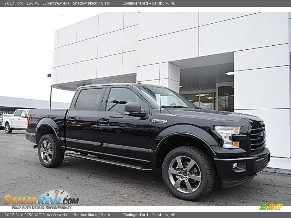2017 Ford F150 XLT SuperCrew 4x4 Shadow Black / Black Photo #1