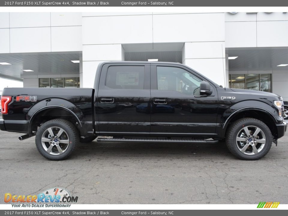 2017 Ford F150 XLT SuperCrew 4x4 Shadow Black / Black Photo #2