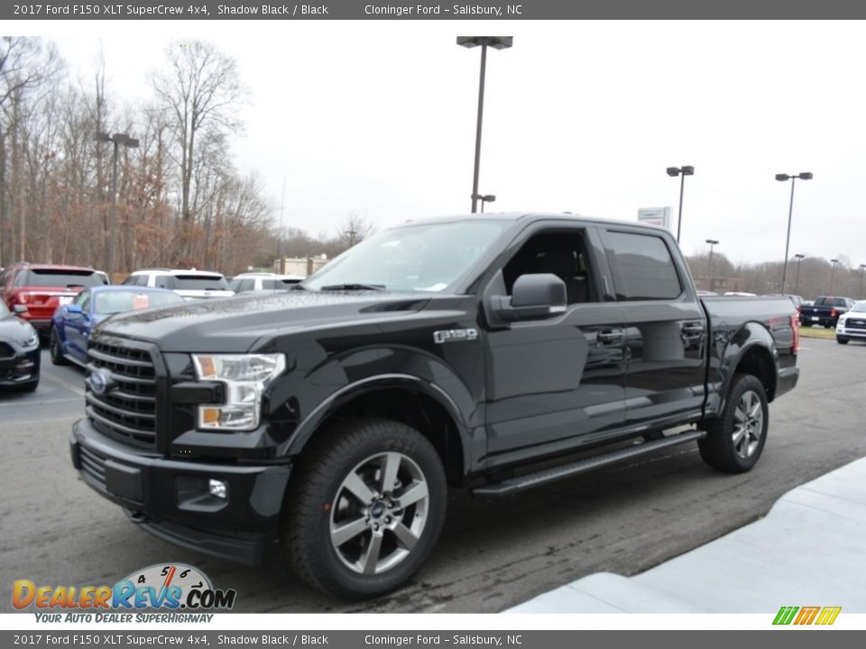 2017 Ford F150 XLT SuperCrew 4x4 Shadow Black / Black Photo #3
