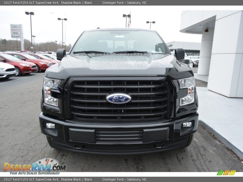 2017 Ford F150 XLT SuperCrew 4x4 Shadow Black / Black Photo #4