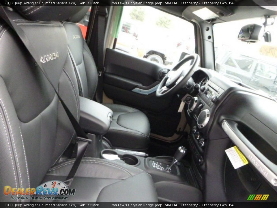 Front Seat of 2017 Jeep Wrangler Unlimited Sahara 4x4 Photo #8