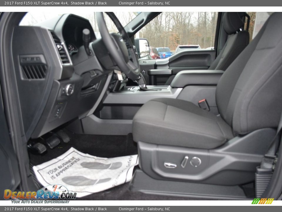 2017 Ford F150 XLT SuperCrew 4x4 Shadow Black / Black Photo #6