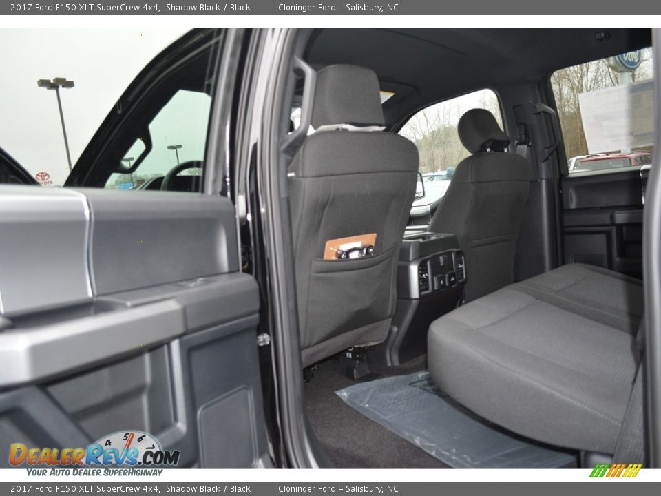 2017 Ford F150 XLT SuperCrew 4x4 Shadow Black / Black Photo #8