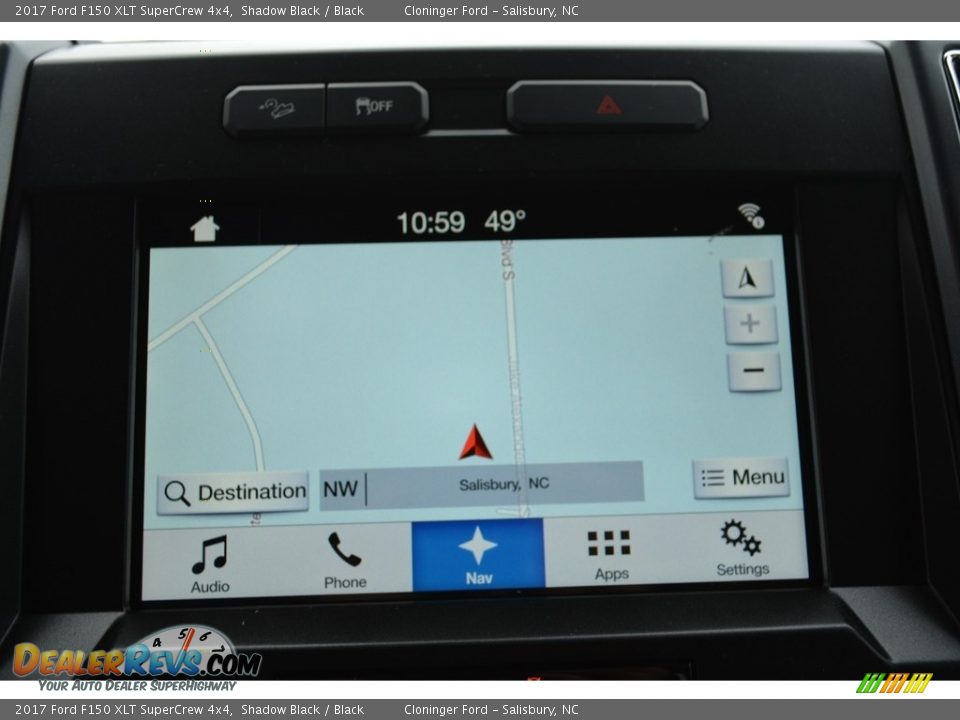 2017 Ford F150 XLT SuperCrew 4x4 Shadow Black / Black Photo #14