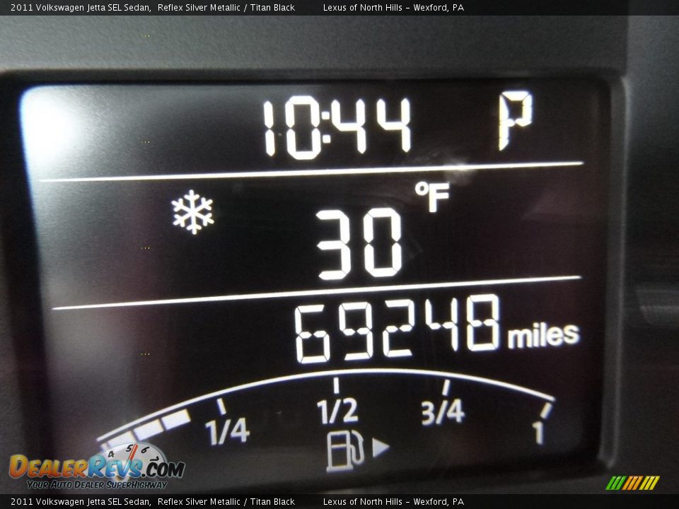 2011 Volkswagen Jetta SEL Sedan Reflex Silver Metallic / Titan Black Photo #25