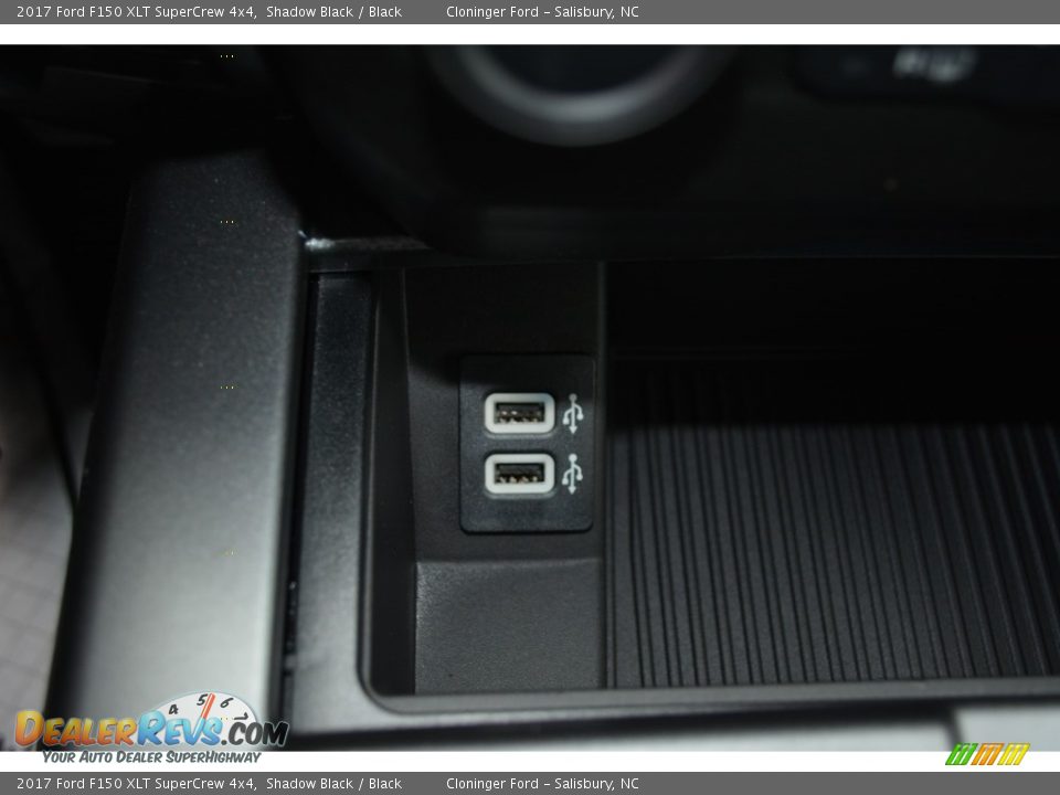 2017 Ford F150 XLT SuperCrew 4x4 Shadow Black / Black Photo #17