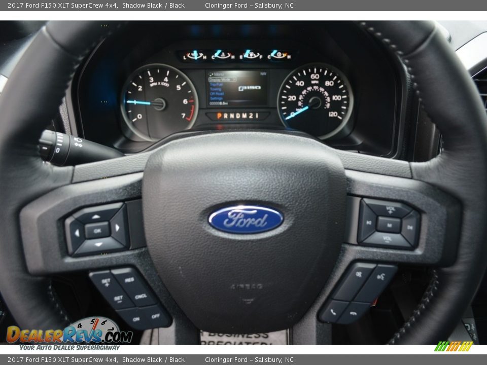 2017 Ford F150 XLT SuperCrew 4x4 Shadow Black / Black Photo #23