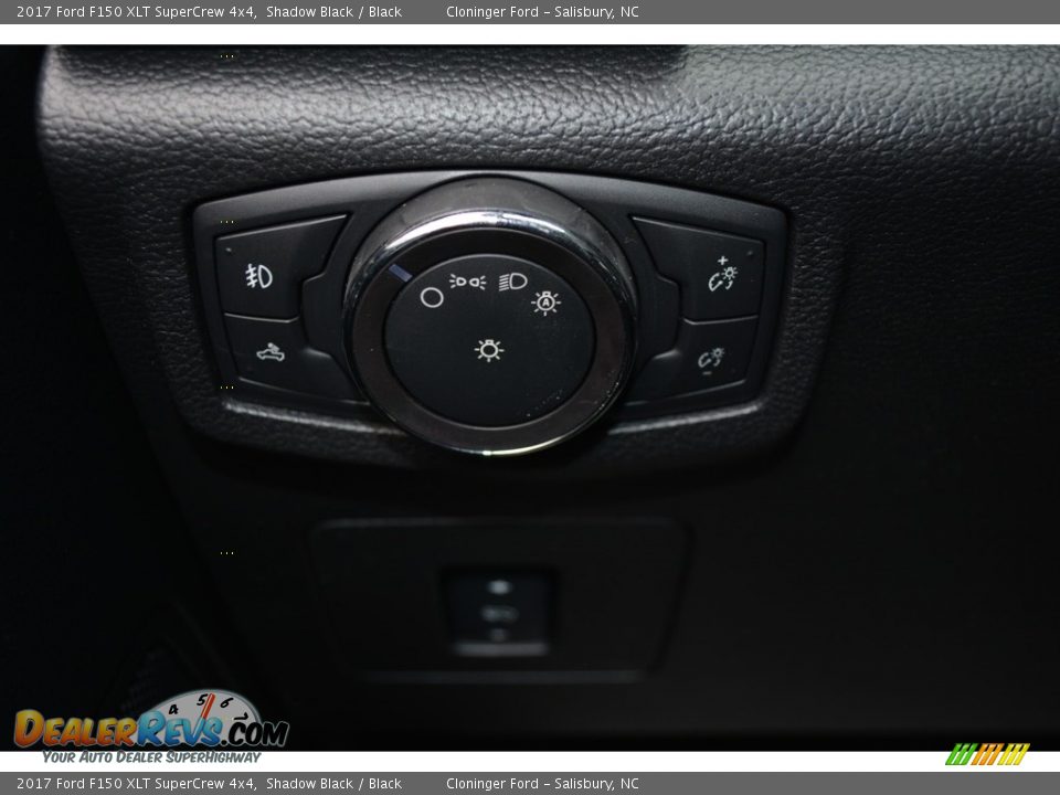 2017 Ford F150 XLT SuperCrew 4x4 Shadow Black / Black Photo #24