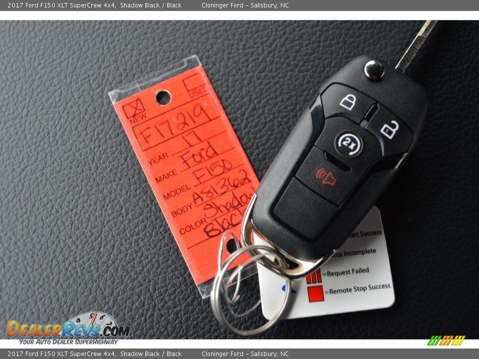 2017 Ford F150 XLT SuperCrew 4x4 Shadow Black / Black Photo #25