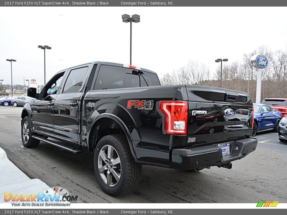 2017 Ford F150 XLT SuperCrew 4x4 Shadow Black / Black Photo #26
