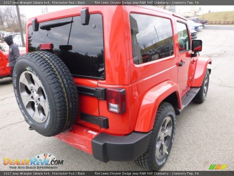 2017 Jeep Wrangler Sahara 4x4 Firecracker Red / Black Photo #6