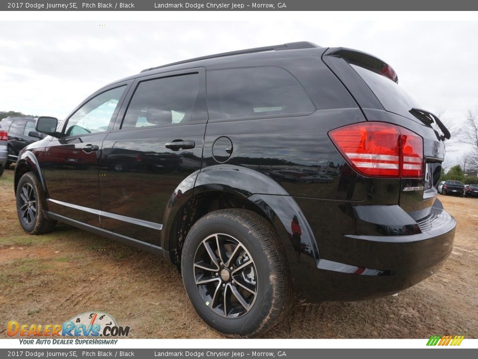 2017 Dodge Journey SE Pitch Black / Black Photo #2
