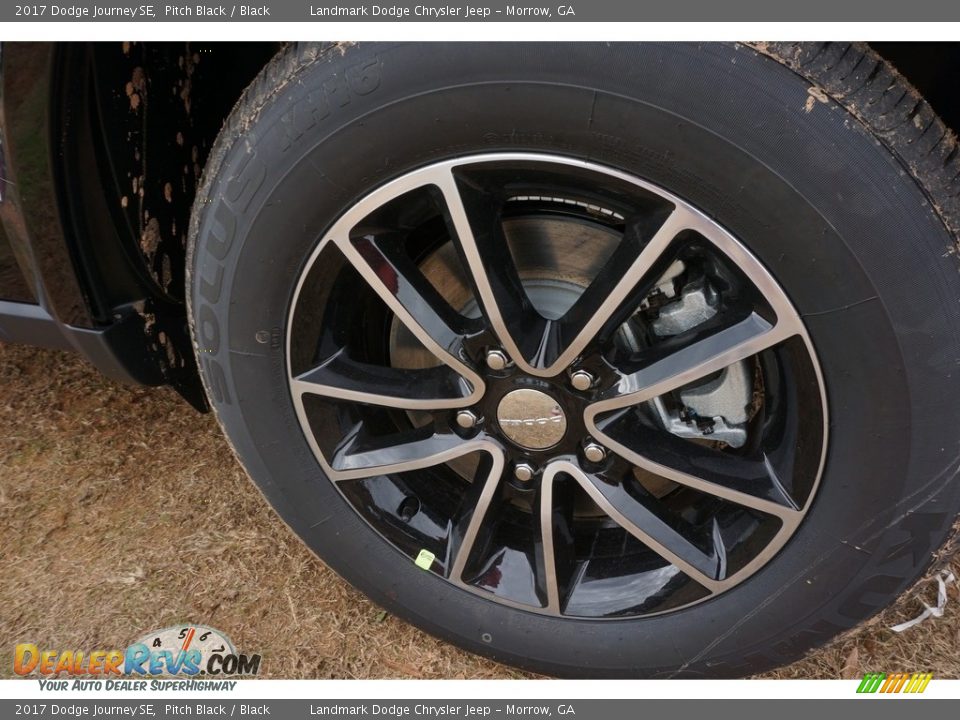 2017 Dodge Journey SE Pitch Black / Black Photo #3